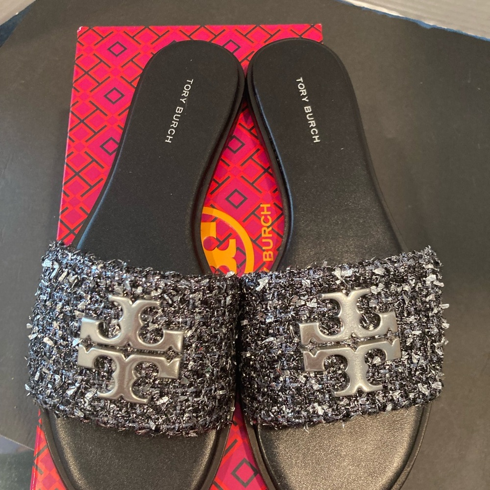 Tory Burch Women's Everly slide - NIB - Picture 2 of 7